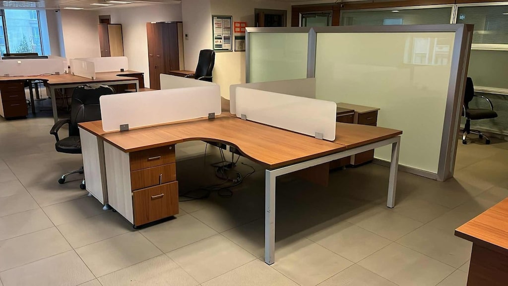 KLAS OFİS PENDİK BÜROMODEL 4 KİŞİLİK WORKSTATION İKİNCİ EL - 3