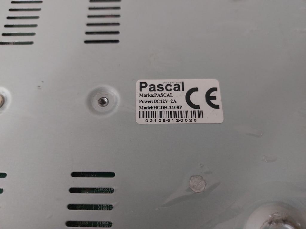 Pascal 8 Kanal AHD kayıt cihazı - 4