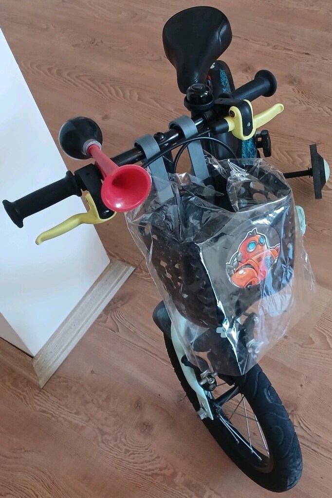 btwin çocuk bisikleti 14 jant Decathlon YENİ GİBİ Ön Sepetli de var - 7