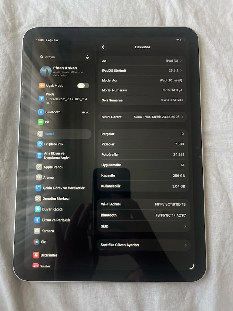 İPAD 10. Nesil Tablet ve Kalem - 5