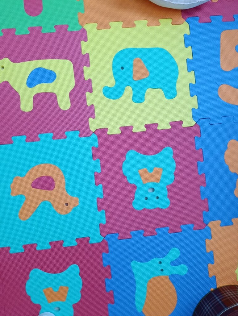 66 parça E BEBEK puzzle oyun matı - 2