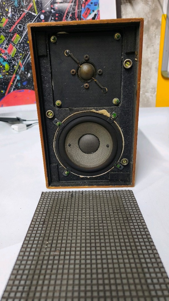 Grundig HiFi-Lautsprecher-Box 206v - Ahşap Kasa - Vintage Hoparlör - 12