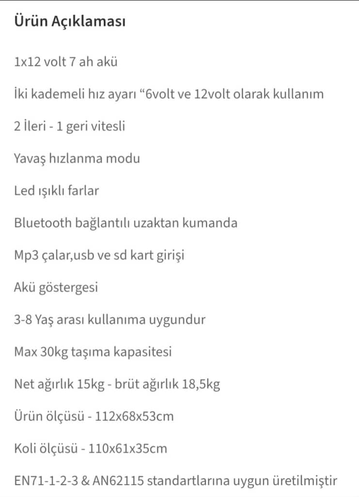 Pembe Kız Çocuk Akülü Araba - Mp3 Çalarlı - 6