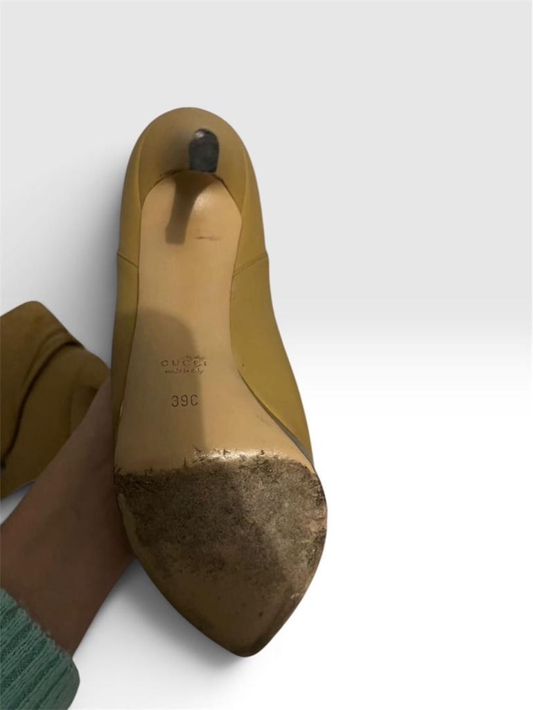 Gucci Yüksek Topuklu Deri Çizme - 4