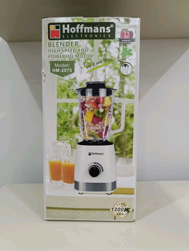 Hoffmans 1.5 L 1200W Cam Sürahili Buz Kırıcı Blender - 8
