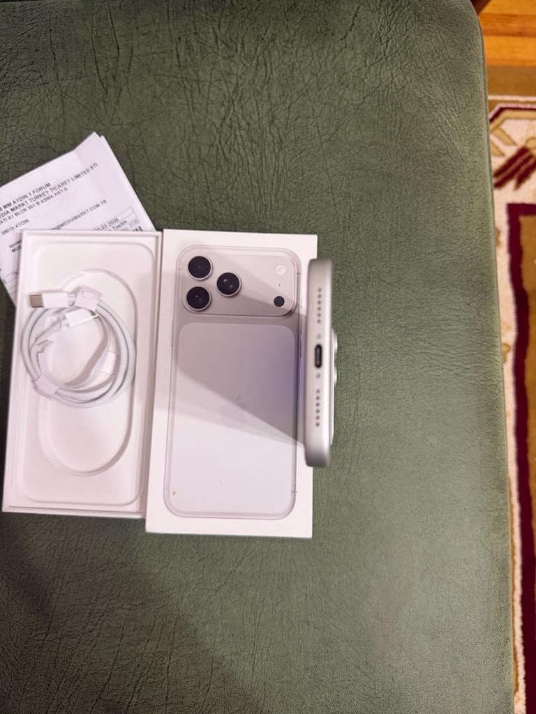 iphone 17pro max (21 ay garantili pil 100) - 7