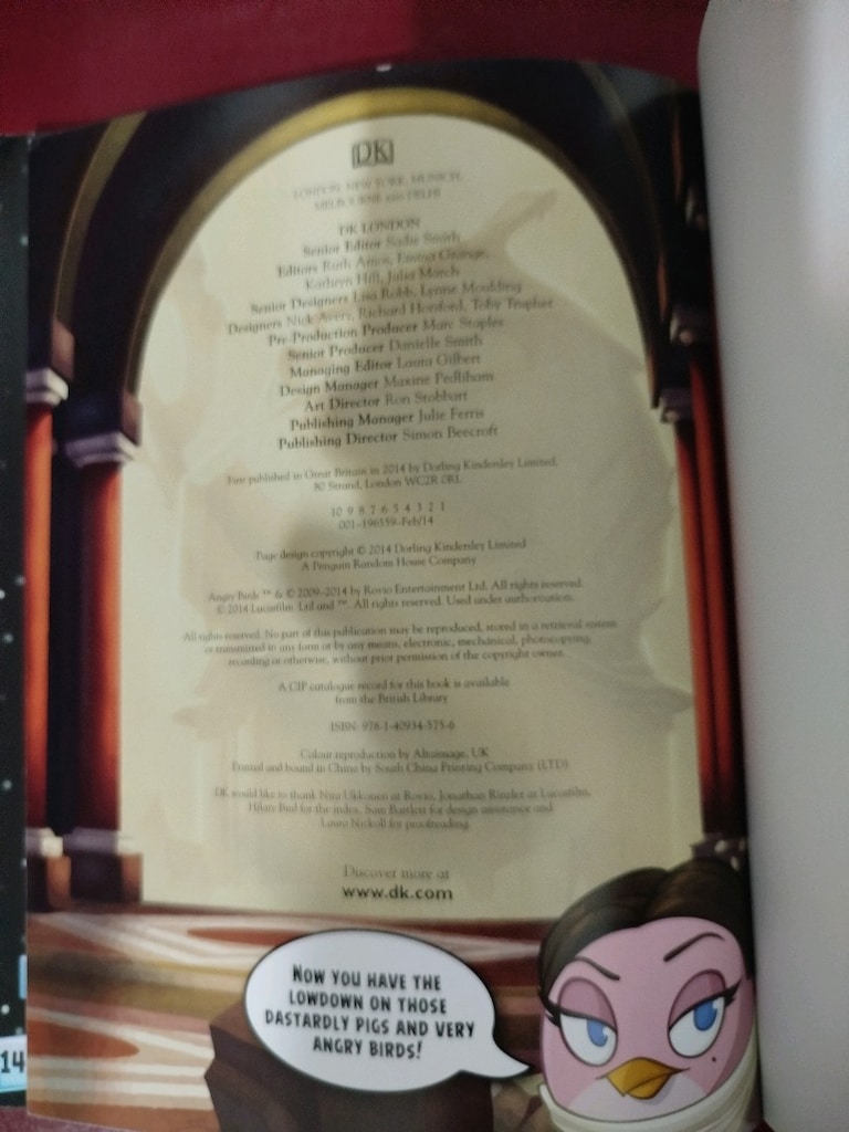 ANGRY BİRDS, Star Wars, Character Encyclopedia, İngilizce, orijinal ...