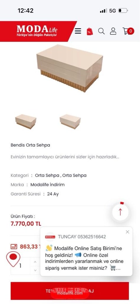 modalife orta sehpa - 2