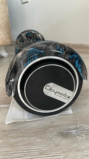 CityMate Hoverboard ( Siyah kurukafa grafity desenli ) + Hover Kart - 3