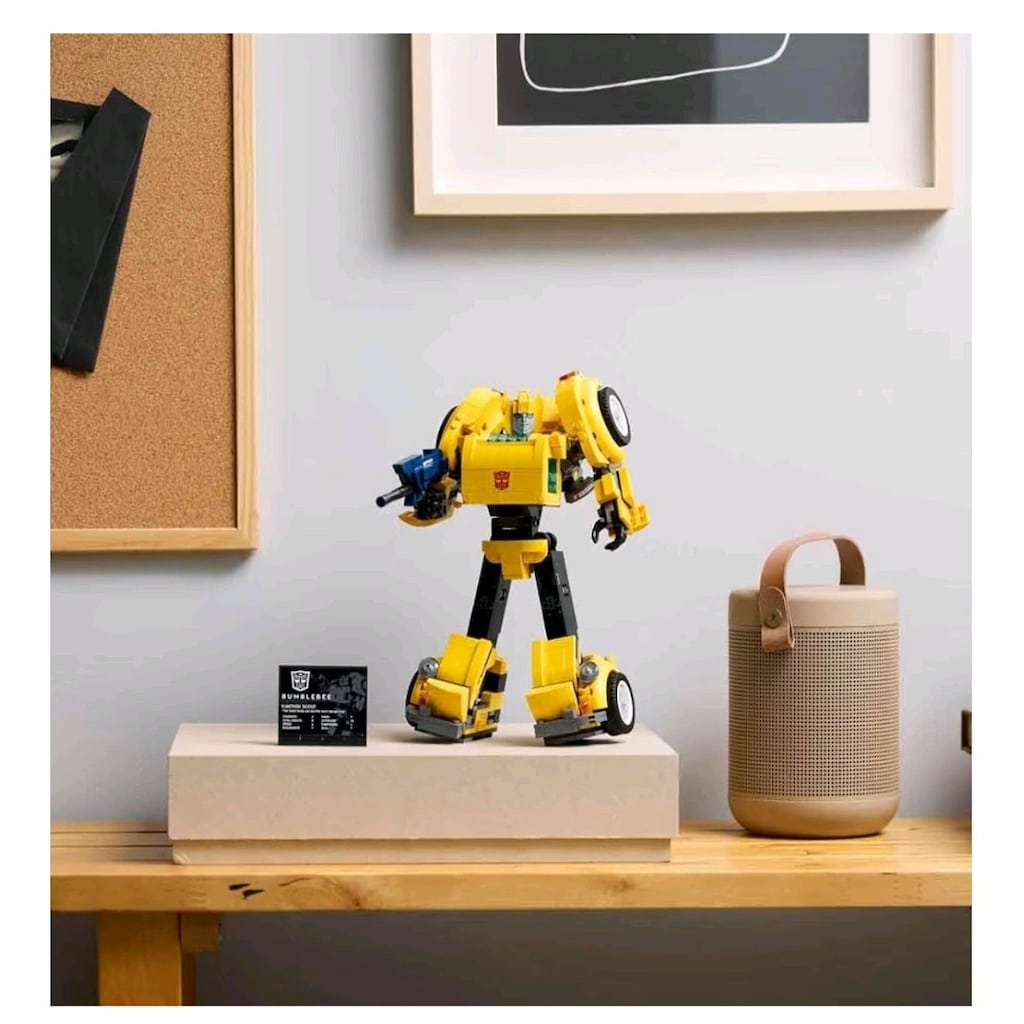 LEGO 10338 Icons Transformers Bumblebee figür Robot Aksiyon Yapım Seti - 8