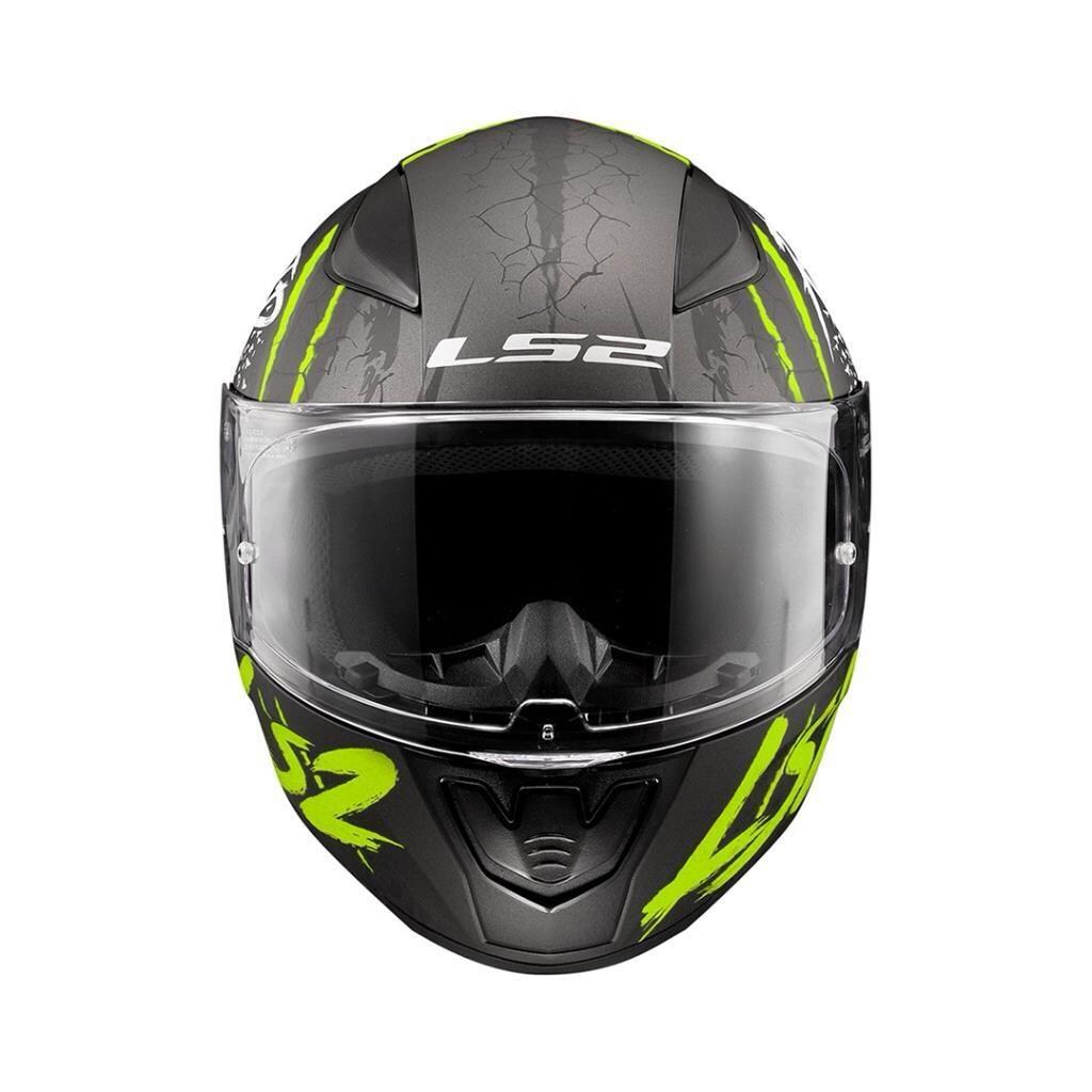 LS2 RAPİD 2 RAVEN KAPALI KASK - Sarı - 2