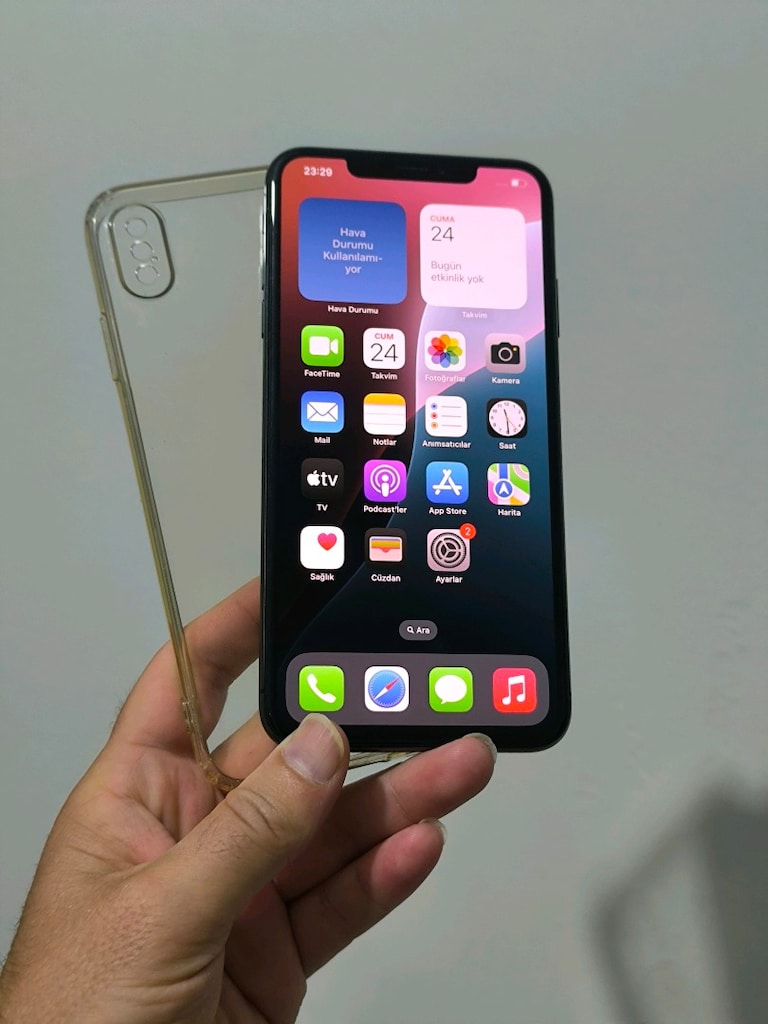 TR İPHONE XS MAX HATASİZ TEK DEGİSEN PİL 100 TAKAS OLUR - 7