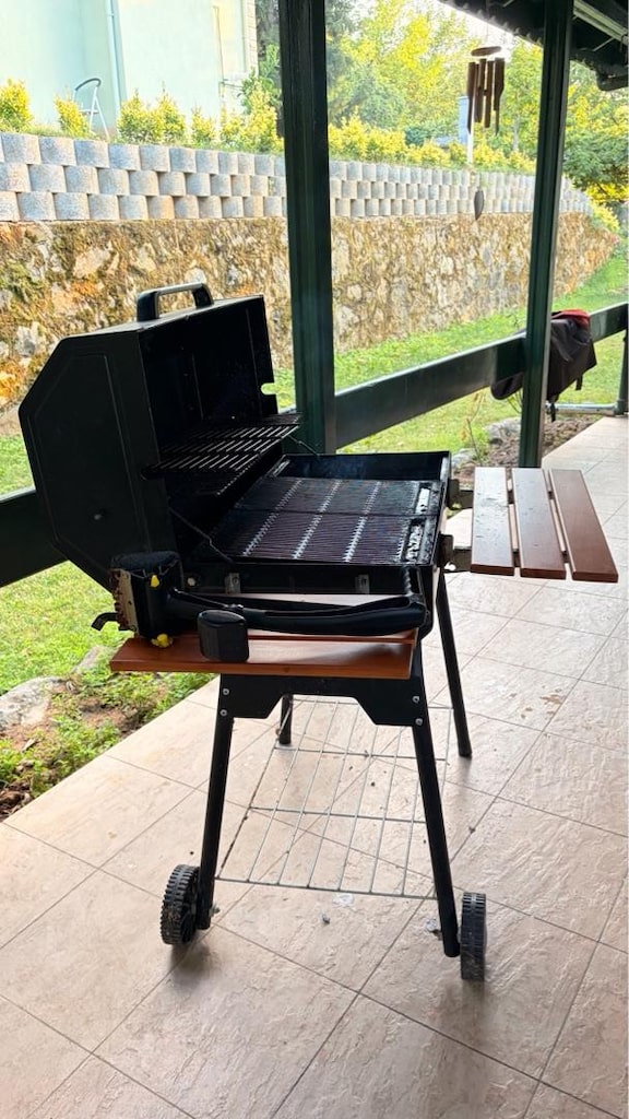 Guruss CG-075 Siyah Kömürlü Barbekü/Mangal - 5