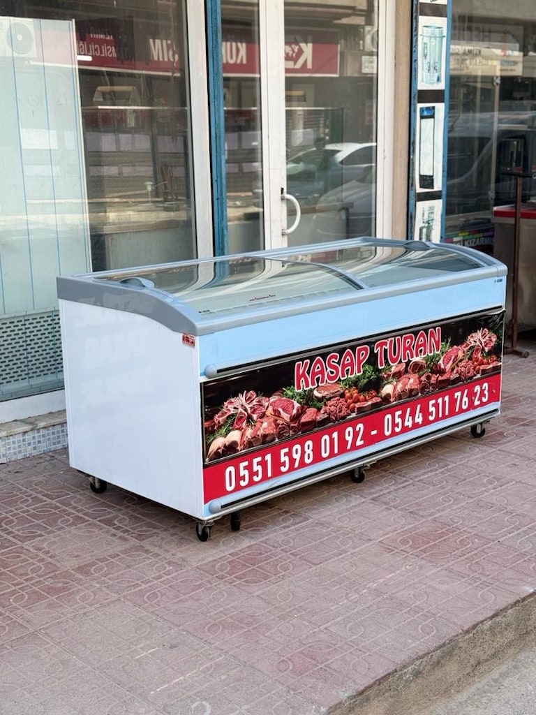 difriz derin dondurucu 800 litrelik difriz içi beyaz difriz et dolabı - 10