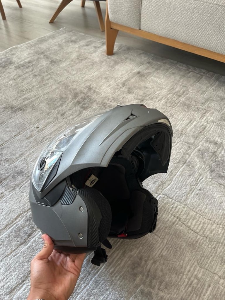 UYGUN FİYATLI CABERG ÇENE ACILIR KASK M BEDEN - 5