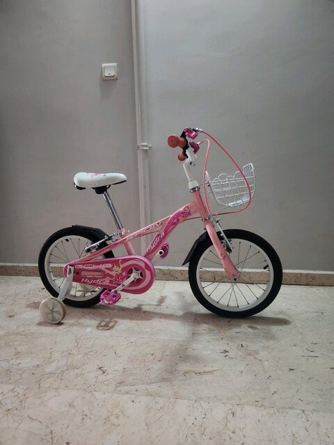 Kron Hydra 16 Jant V Fren Toz pembe Çingene Pembesi beyaz kız bisiklet