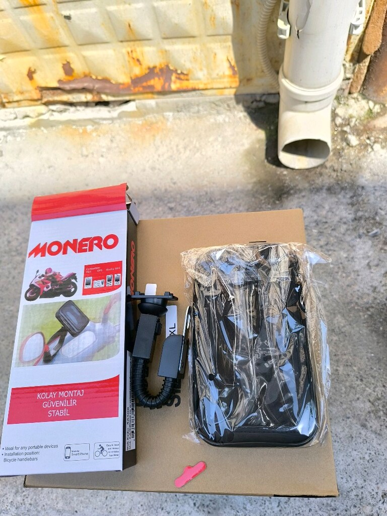 Motorsiklet Telefon Tutucu Ayna Bağlantılı Sıfır Bozyaka İzmir - 4