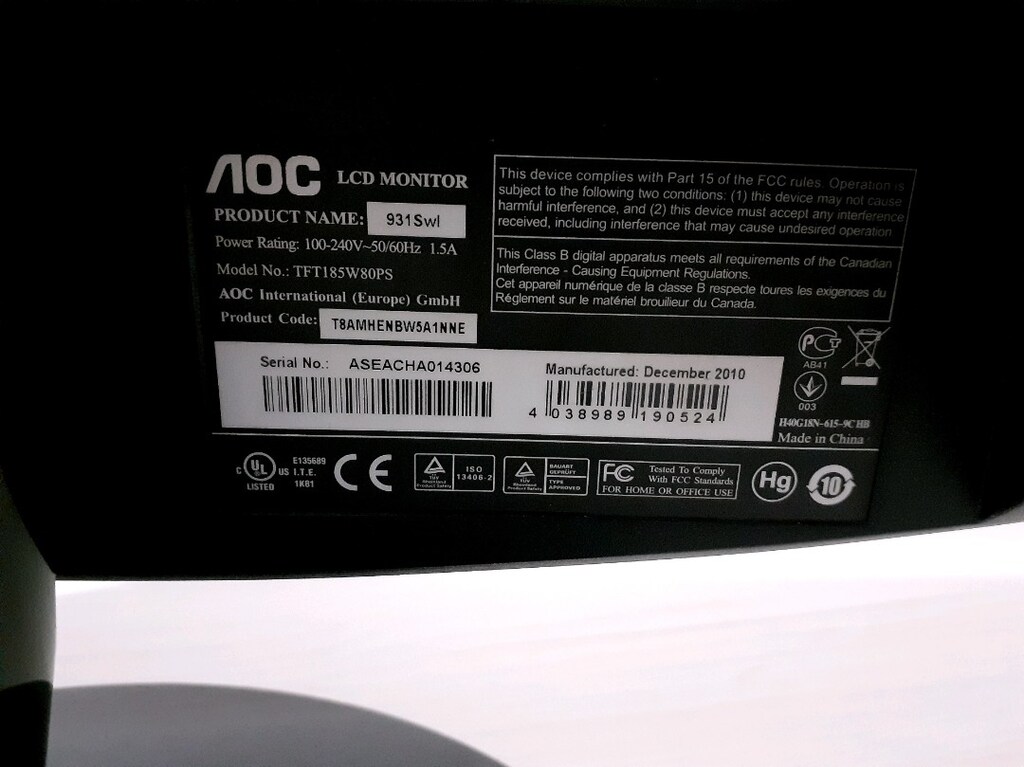 AOC 18.5 INÇ 60HZ MONİTÖR - 4