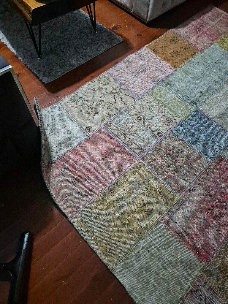 Orijinal Eko Halı Kırkyama El İşçiliği Temiz 4 m2 Halı - 6