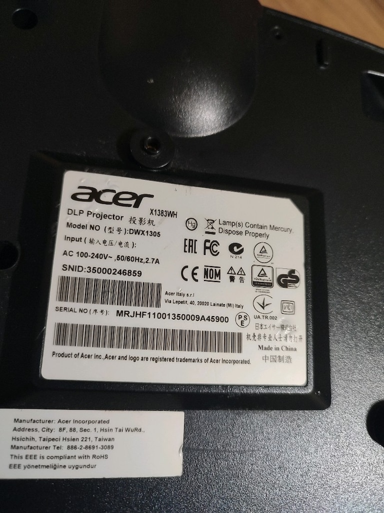 ACER MARKA PROJEKSİYON AÇIKLAMAYI OKUYUN!!!! - 7