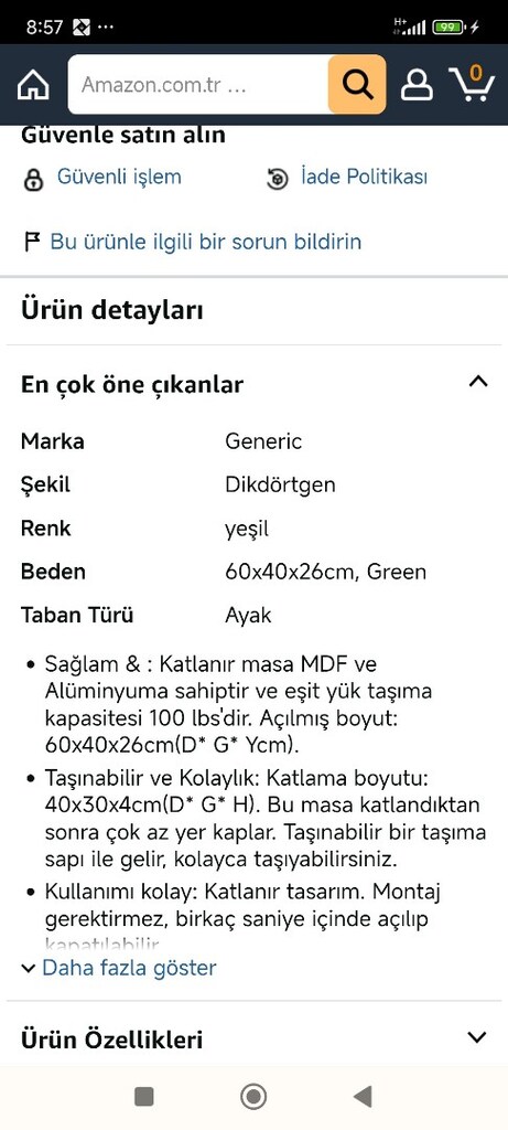 Kamp masası - 3