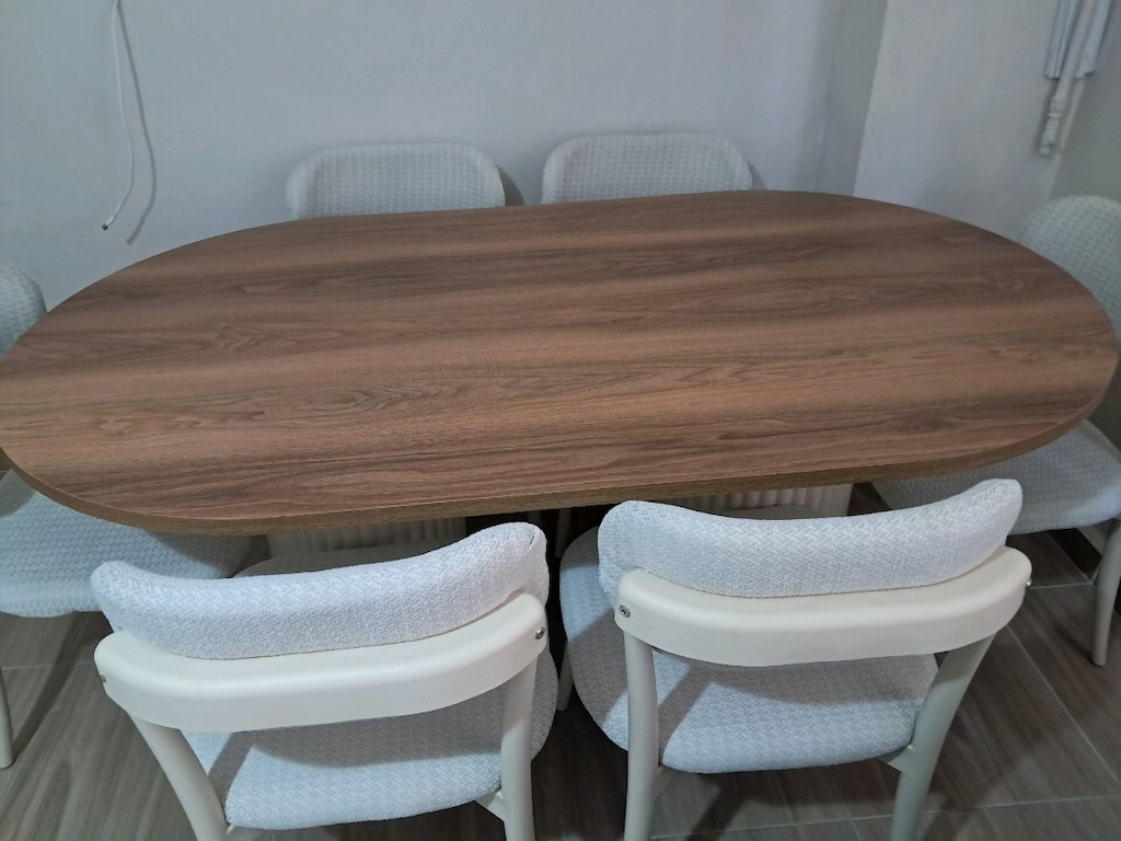 Bohem Masa Takımı Ahşap 2 Ay Kullanıldı - 4