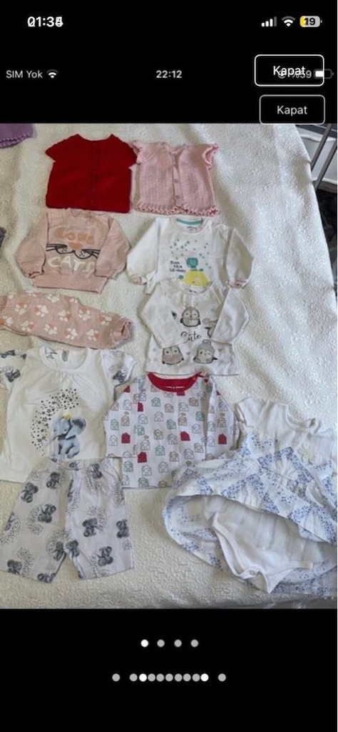 Yenidoğandan 1 yaşa kadar kız bebek kıyafetleri - 3