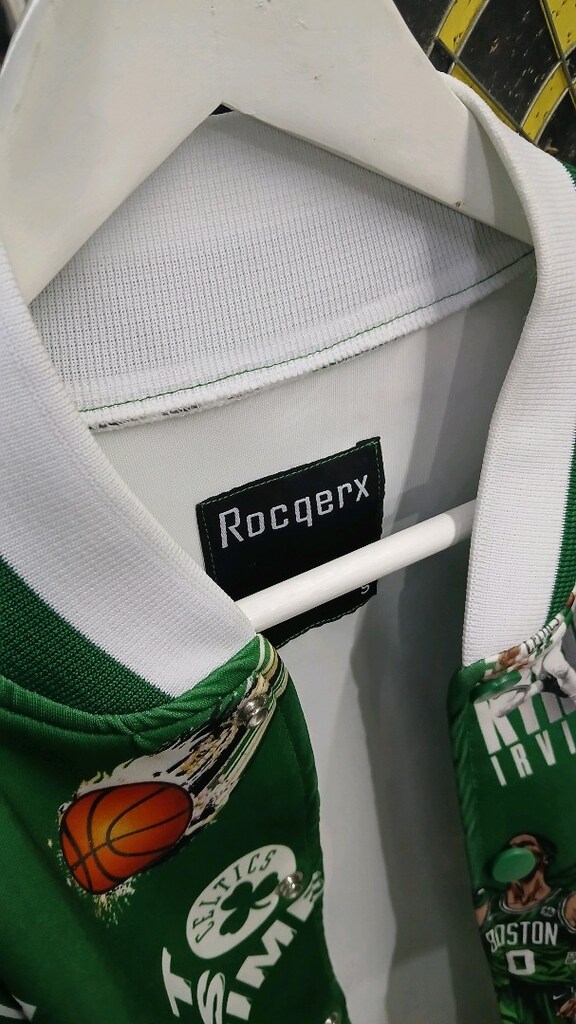 Boston Celtics temalı kolej / bomber ceket - 8
