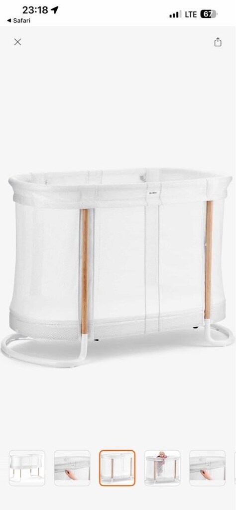 BabyBjörn Crib İki Katlı Bebek Beşiği - 5