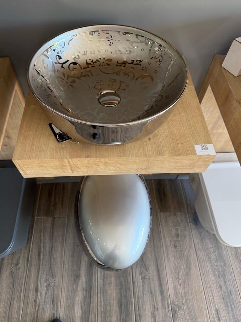Pure gümüş klozet + Lavabo - 10