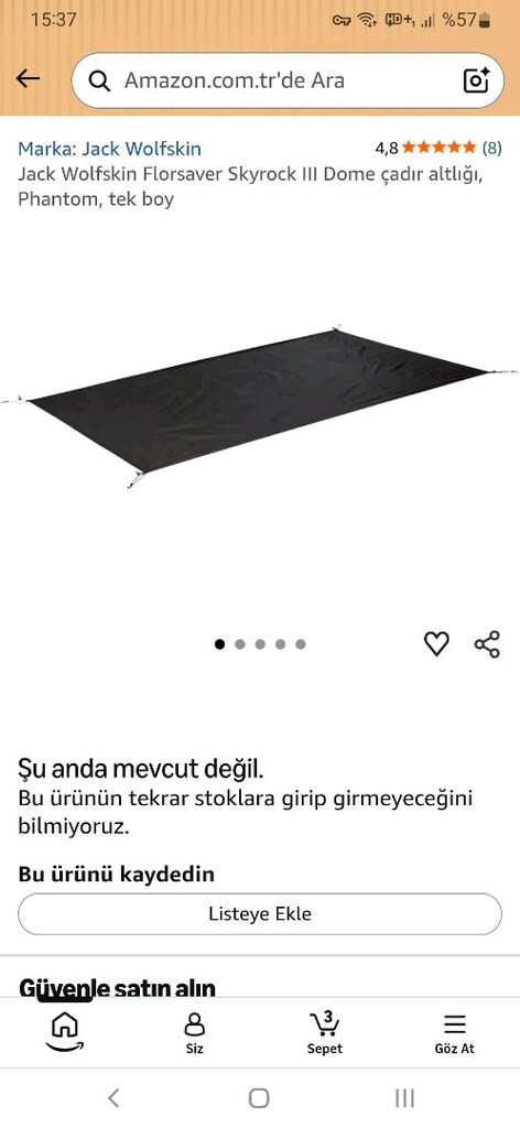 Jack Wolfskin çadır altlığı - 3