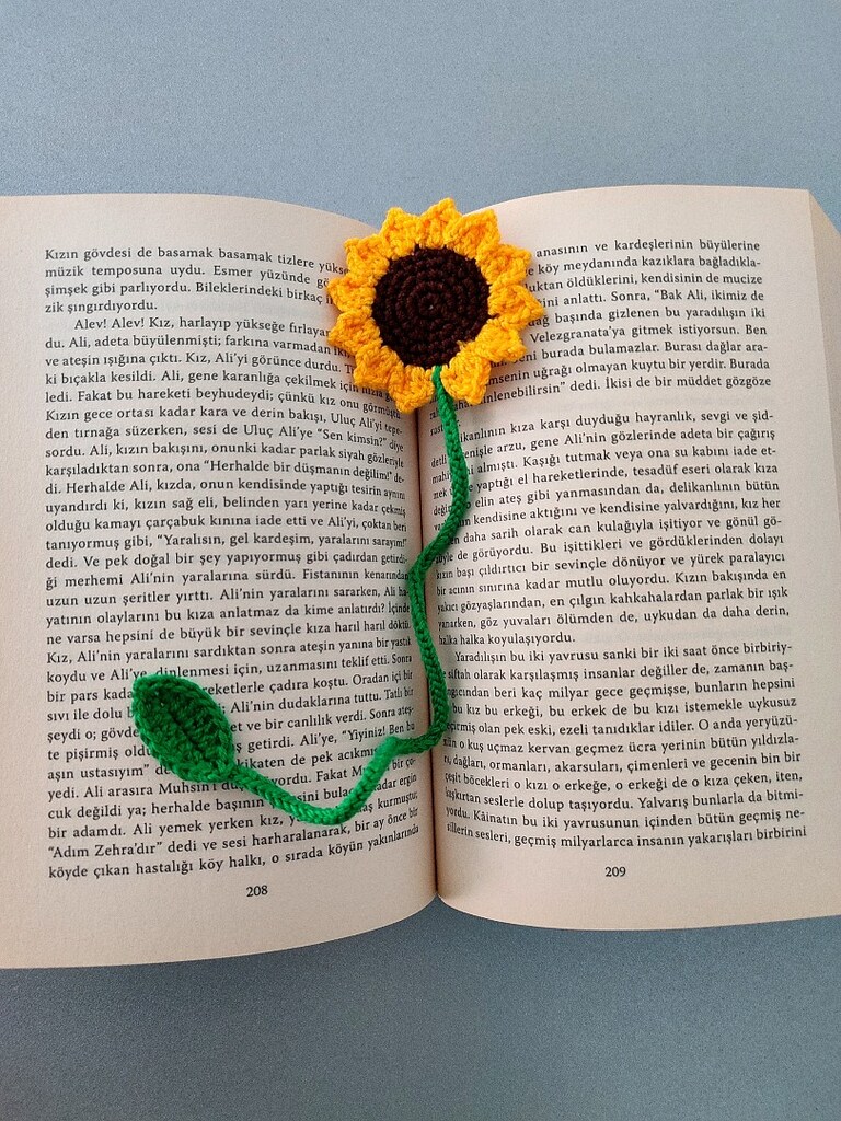 Ayçiçek Kitap Ayracı - 3