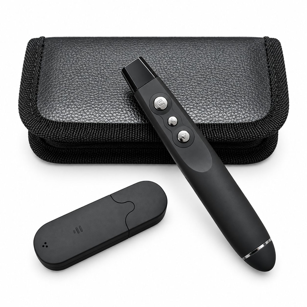 Çantalı Kablosuz Sunum kumandası Lazer Pointer PP1000 - 10