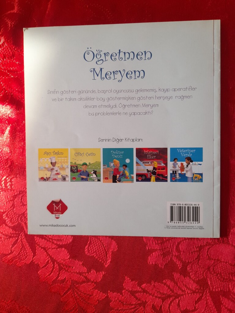 İlkokul 1-2.sınıf çocuk hikaye kitabı Öğretmen Meryem - 2