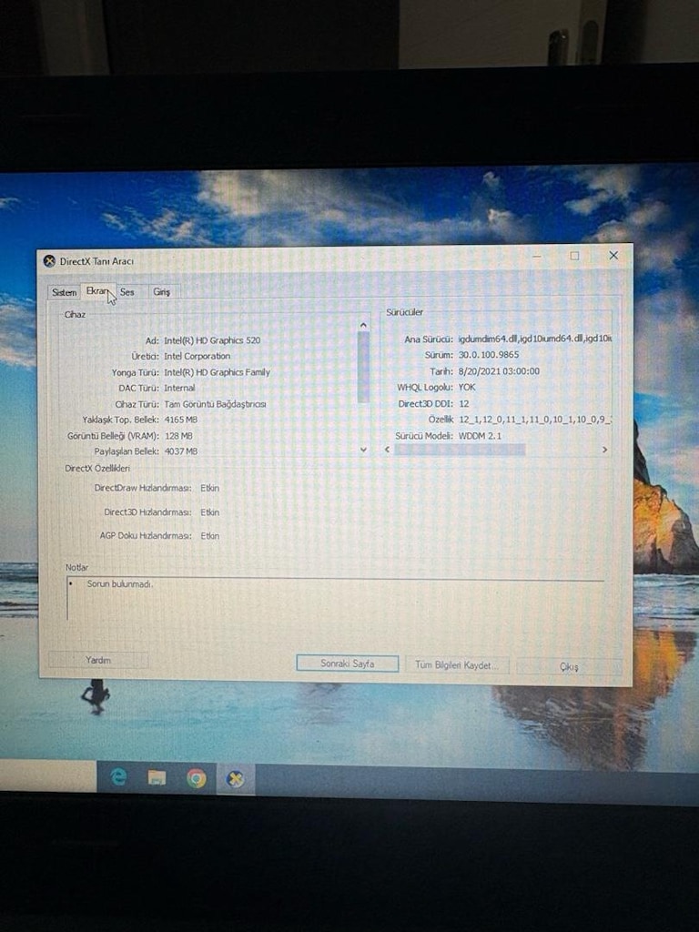 LENOVO THİNKPAD E560 MODEL İ5-6200U 6.NESİL 8 GB RAM - 8