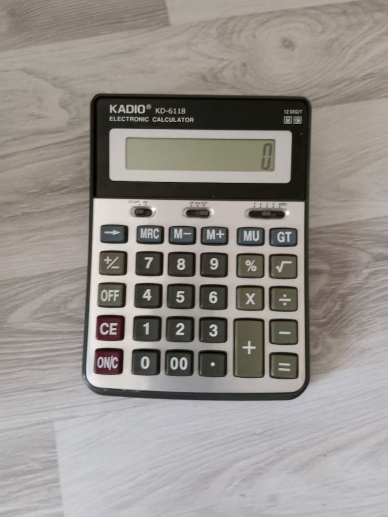 Kadio KD-6118 Masa Üstü Hesap Makinesi - 3