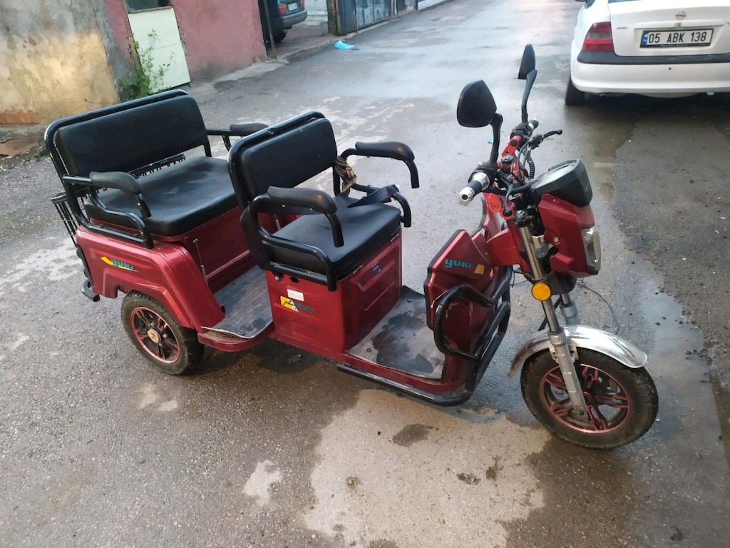 3 tekerlekli elektrikli motosiklet pony twin plus. - 3