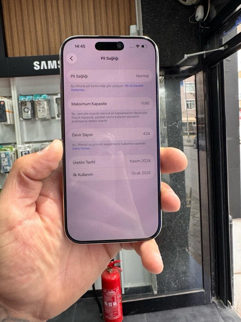 İphone 16 pro beyaz YD - 5