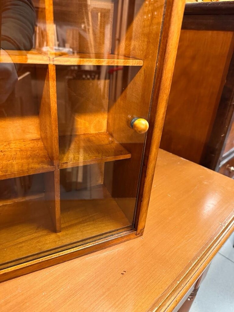 Ahşap vintage ecza dolabı - 4