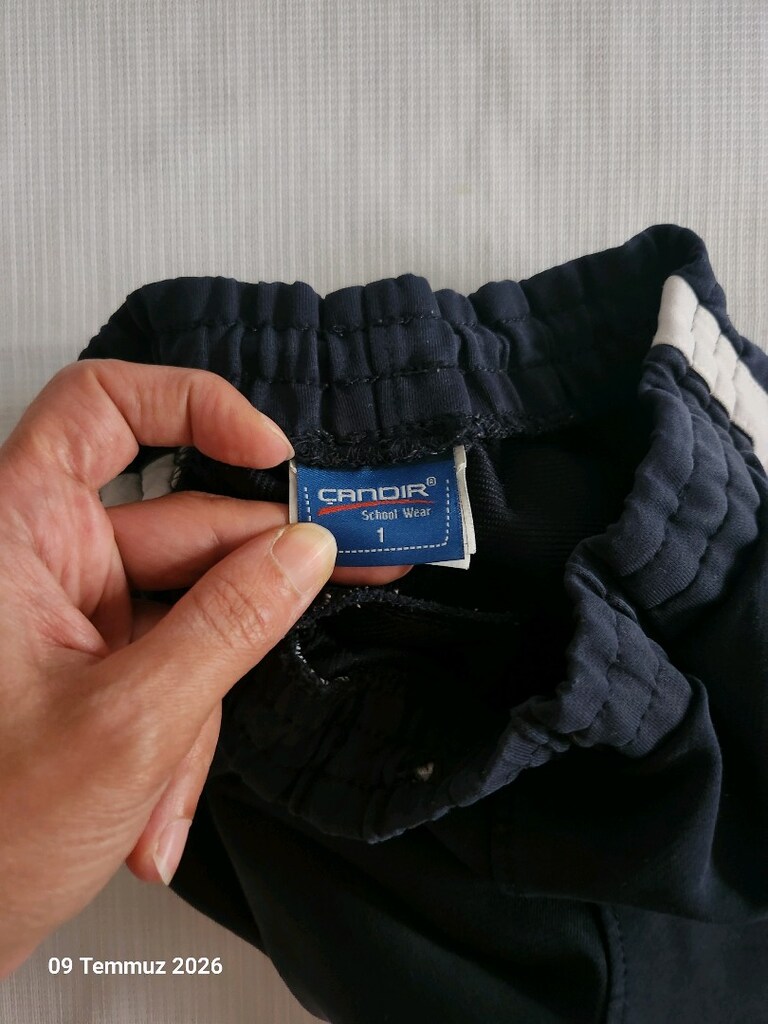 FERMUARLI CEPLİ LACİVERT OKUL EŞOFMAN - 3