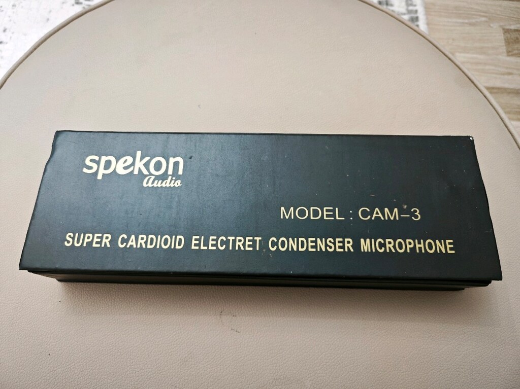 Spekon CAM-3 Super Cardioid Electret Condenser Mikrofon (Kutulu/Temiz) - 8