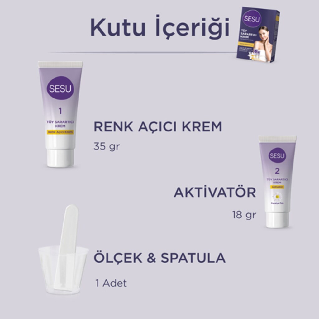 SESU TÜY SARARTICI KREM - 5