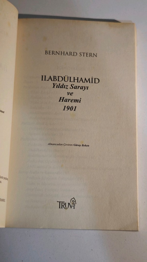 2. Abdülhamid 1901... Bernhard Stern. - 4