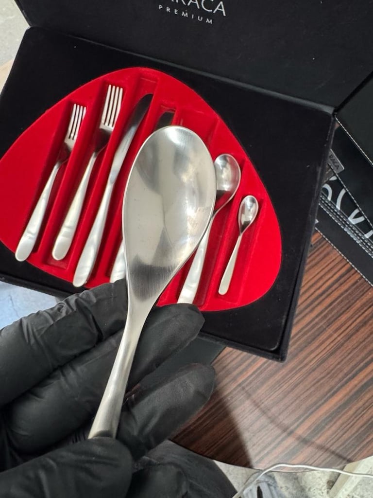 SIFIR KARACA MAT SATEN 91 PARÇA ÇATAL BIÇAK TAKIMI (KUTULU) - 7