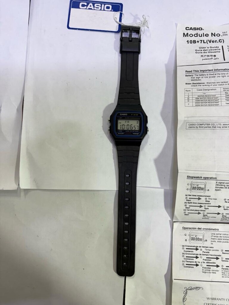 Casio F-91W Dijital Kol Saati | Sıfır Ürün | Retro Efsane Model - 5