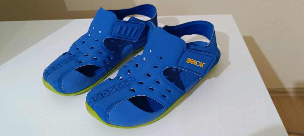 Skechers Mavi Erkek Çocuk Sandalet 35 numara