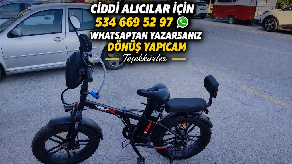 RKS RS3 PRO ELEKTRİKLİ BİSİKLET 22 AY GARANTİLİ SIFIRDAN FARKSIZ - 2