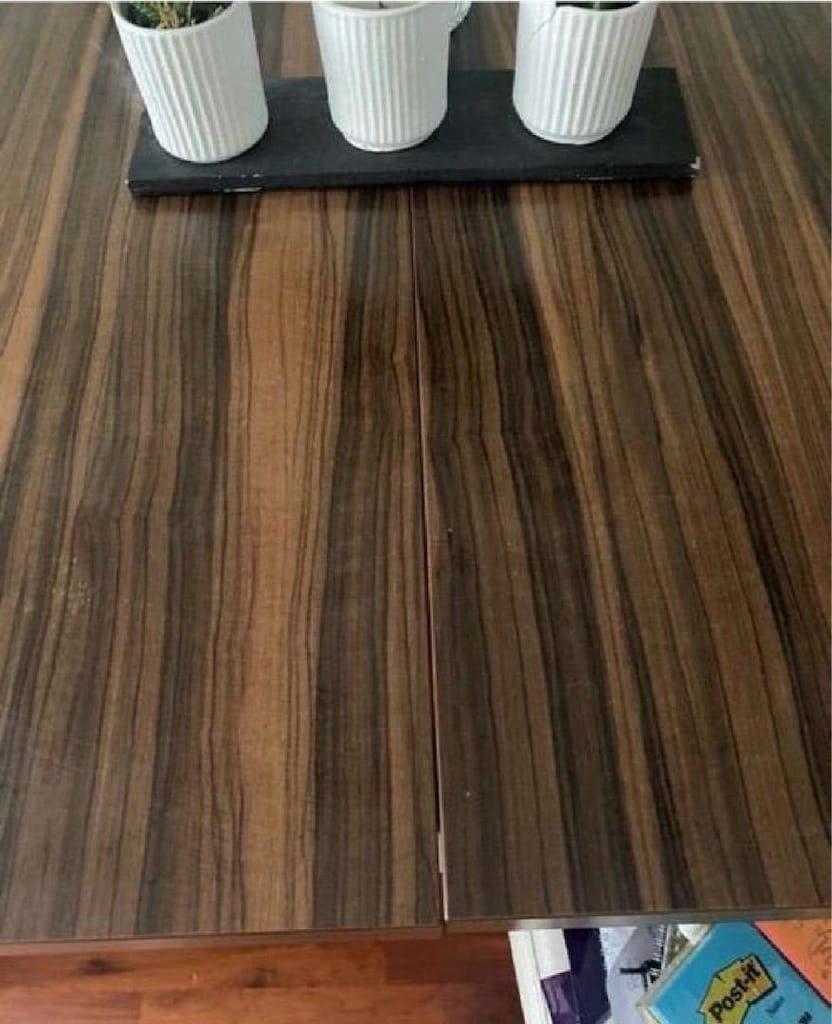Ahşap Desenli Yemek Masası - 2