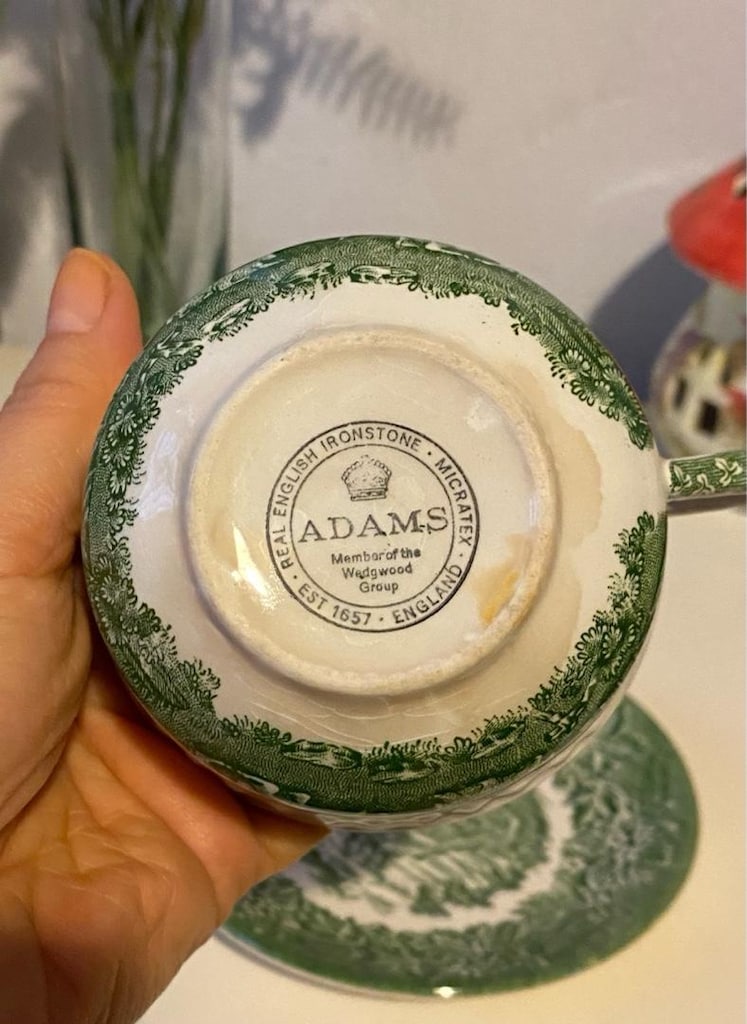 Antika İngiliz ADAMS & WEDGWOOD Çay Boy Fincan — görsel 4/19