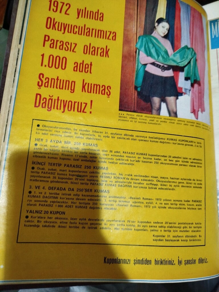 Hayat resimli roman 1-35, şahıs cildi, çok güzel ciltlenmiş, 1972 yılı - 5